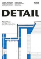 DETAIL 2025 4. Solid Construction - Massivbau | DETAIL magazine