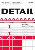 cover DETAIL 2026 7-8. Solid Construction | Architecture Magazine | NAi Booksellers