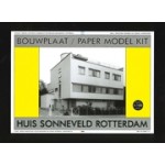 Huis Sonneveld Rotterdam. Paper model kit | Victor Veldhuijzen van Zanten | 9789070883140 | Stichting Volkskracht