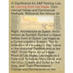 Learning From Las Vegas. Facsimile Edition | Robert Venturi, Denise Scott Brown, Steven Izenour | 9780262036962 | MIT Press