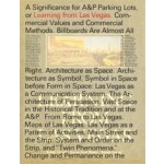 Learning From Las Vegas. Facsimile Edition | Robert Venturi, Denise Scott Brown, Steven Izenour | 9780262036962 | MIT Press