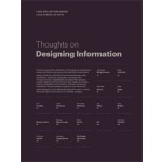 Thoughts on Designing Information | Inge Gobert, Johan Van Looveren | 9783037784365