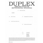 Duplex Architects. Rethinking Housing | Ludovic Balland, Nele Dechmann | 9783038602309 | PARK BOOKS