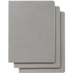 MOLESKINE Set of 3 Plain Journals. Light Wam Grey | 9788866134282