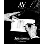 AV Monographs 278. Four Masters. Wright, Mies, Le Corbusier, Aalto | 9791399032666 | Arquitectura Viva
