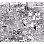 Poster Panorama Rotterdam | ikRotterdam | Marc Kolle, Evalien Lang, Ferry van Steijn