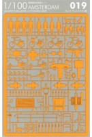 Architectural Model Accessoiries Series No. 19. Amsterdam - Orange | Naoki Terada | 4580353340948 | TERADA MOKEI