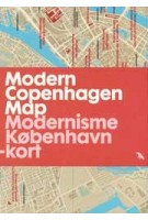 Modern Copenhagen Map - Modernisme København kort | Marie-Louise Høstbo | 9781912018048 | Blue Crow Media