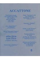 Accattone issue 8 | 9782960253085 | ACCATTONE magazine on architecture