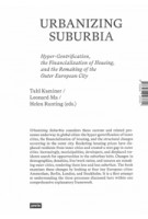 Urbanizing Suburbia. Hyper-Gentrification, the Financialization of Housing and the Remaking of the Outer European City | 9783868597622 | jovis