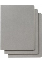 MOLESKINE Set of 3 Plain Journals. Light Wam Grey | 9788866134282