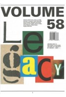 Volume 58. Legacy. plus supplement: Design in Unreal Times | 9789077966686 | ARCHIS