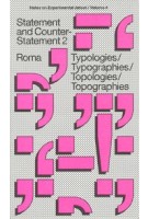 cover Statement and Counterstatement 2 – Typography and Graphic Design Theory | Experimental Jetset | NAi Booksellers
