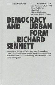 DEMOCRACY AND URBAN FORM