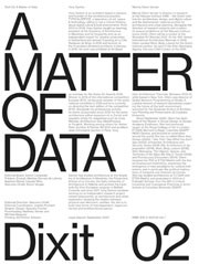 Dixit 02. A MATTER OF DATA