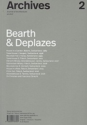 Archives 2. Bearth & Deplazes