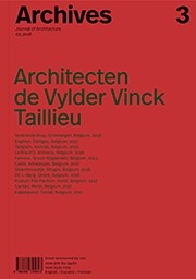 Archives 3. Architecten de Vylder Vinck Taillieu