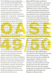 OASE 49 / 50. Conventie