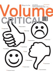 Volume 36. Ways to be Critical