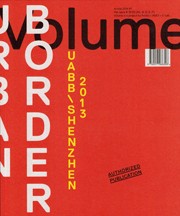 Volume 39. Urban Border