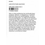 Architecture / Machine: Machine. Programs, Processes, and Performances | Moritz Gleich, Laurent Stalder | 9783856763633 | gta Papers
