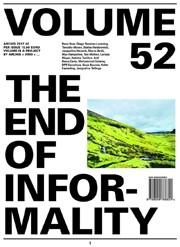 Volume 52. The End of Informality